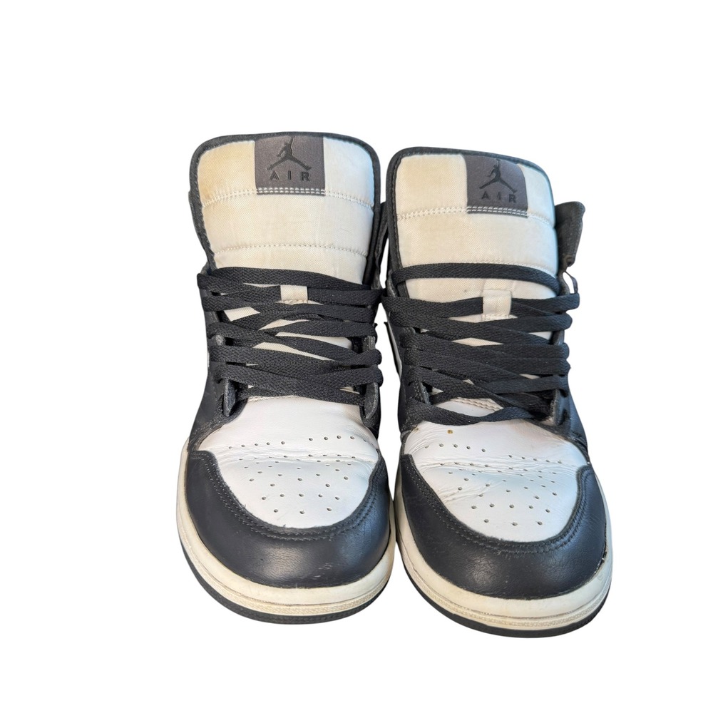 Nike Air Jordan 1 Mid SE Panda Elephant Black White Size 8.5